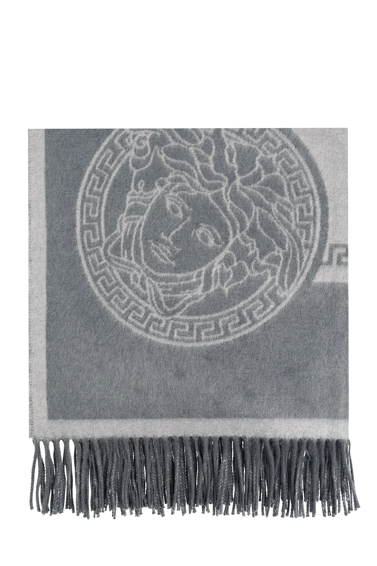 GREY Blanket with Medusa face