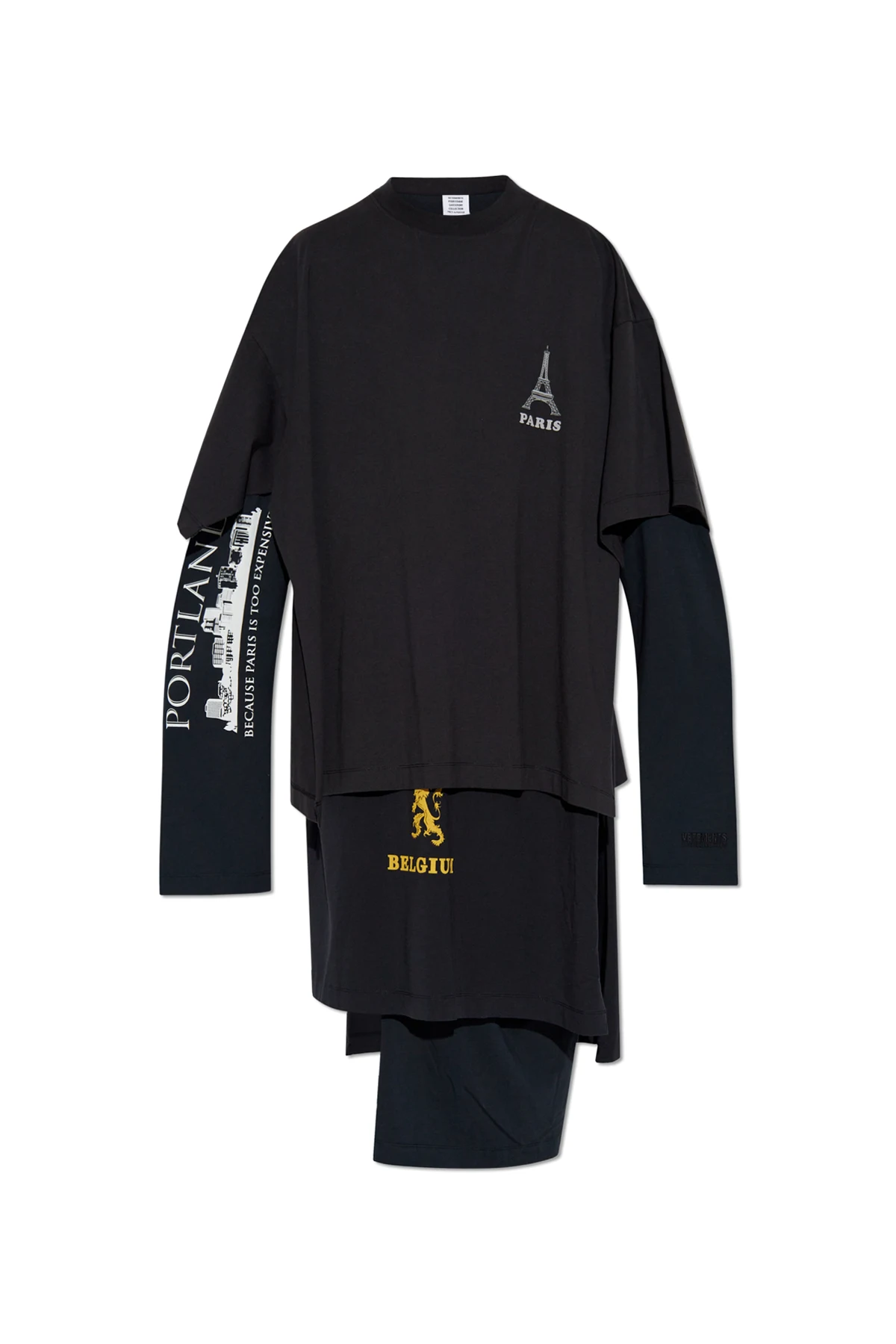 BLACK Loose-fit dress