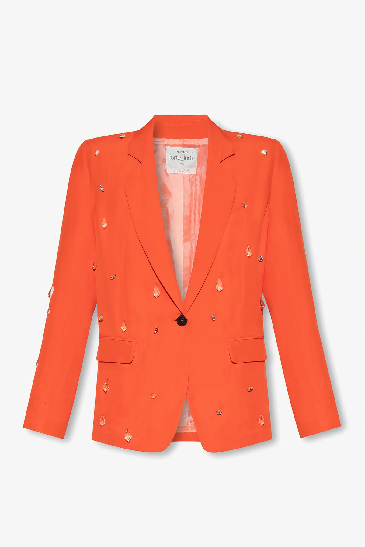 Blazer with crystals