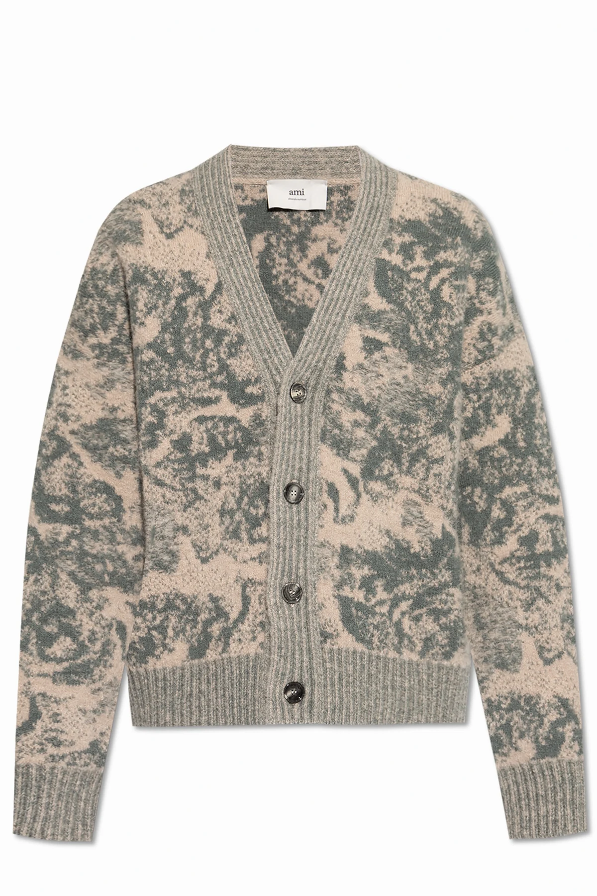 GREY Patterned Cardigan