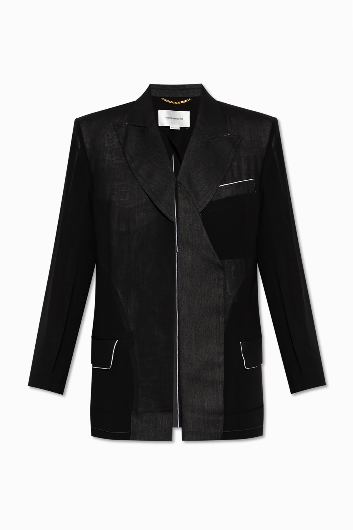 Blazer mit Besatz