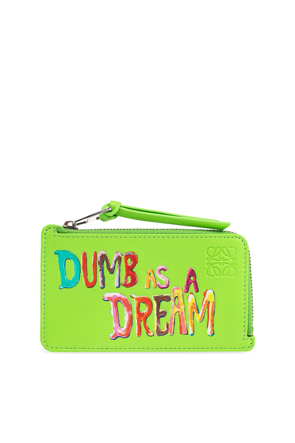 neon Leather Card Holder