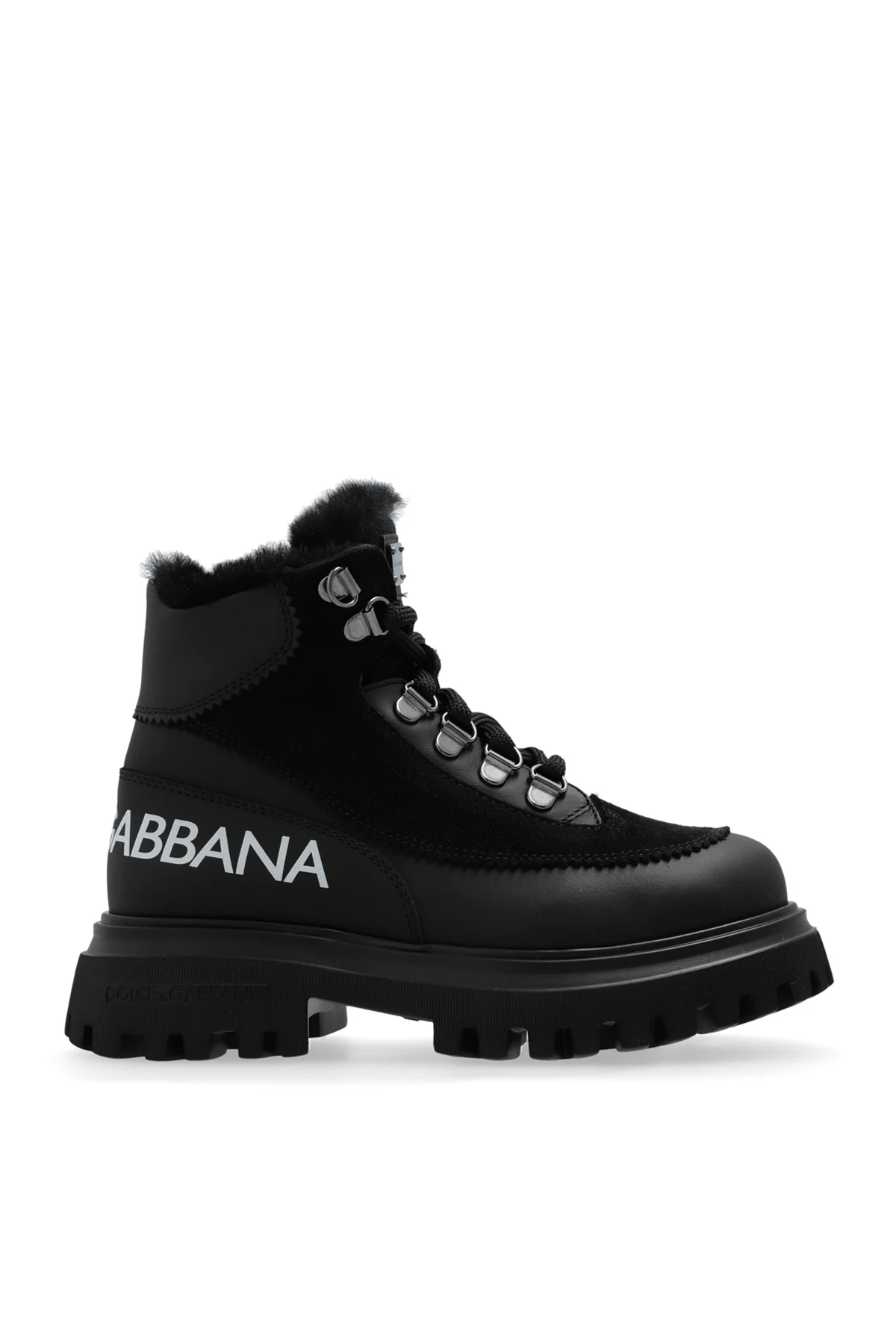 BLACK Ankle boots with logo