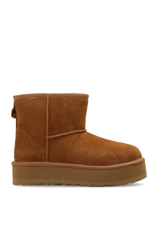 BROWN ‘K Classic Mini Platform’ snow boots