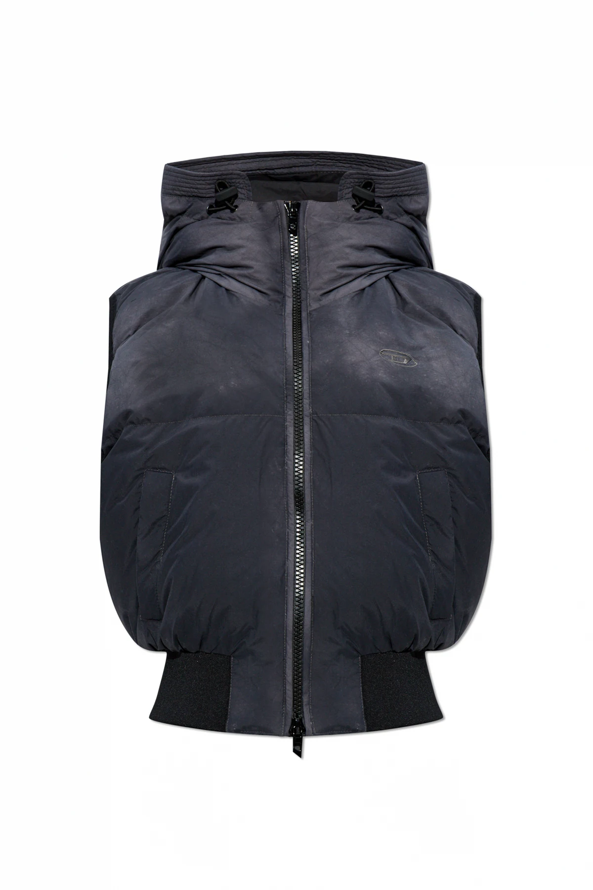 BLACK Down vest 'W-PEYT'