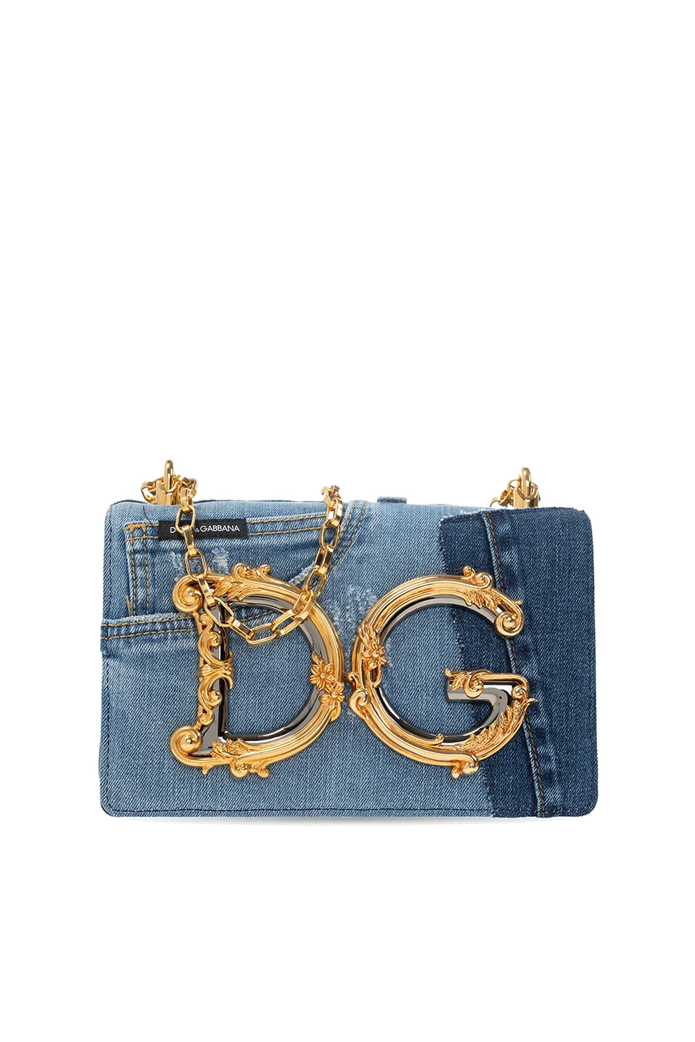 BLUE Denim shoulder bag