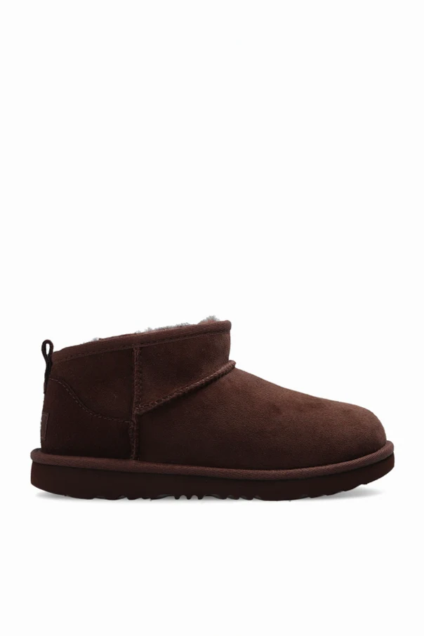 BROWN ‘K Classic Ultra Mini’ snow boots