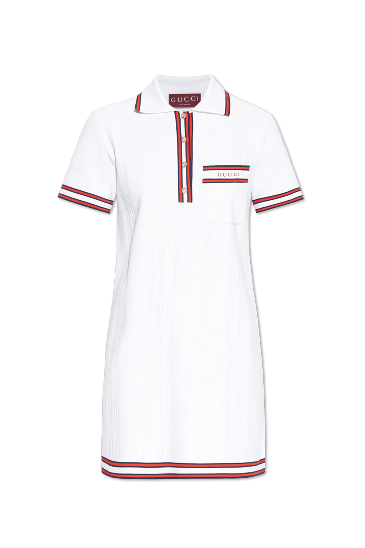 Sukienka z kołnierzem polo