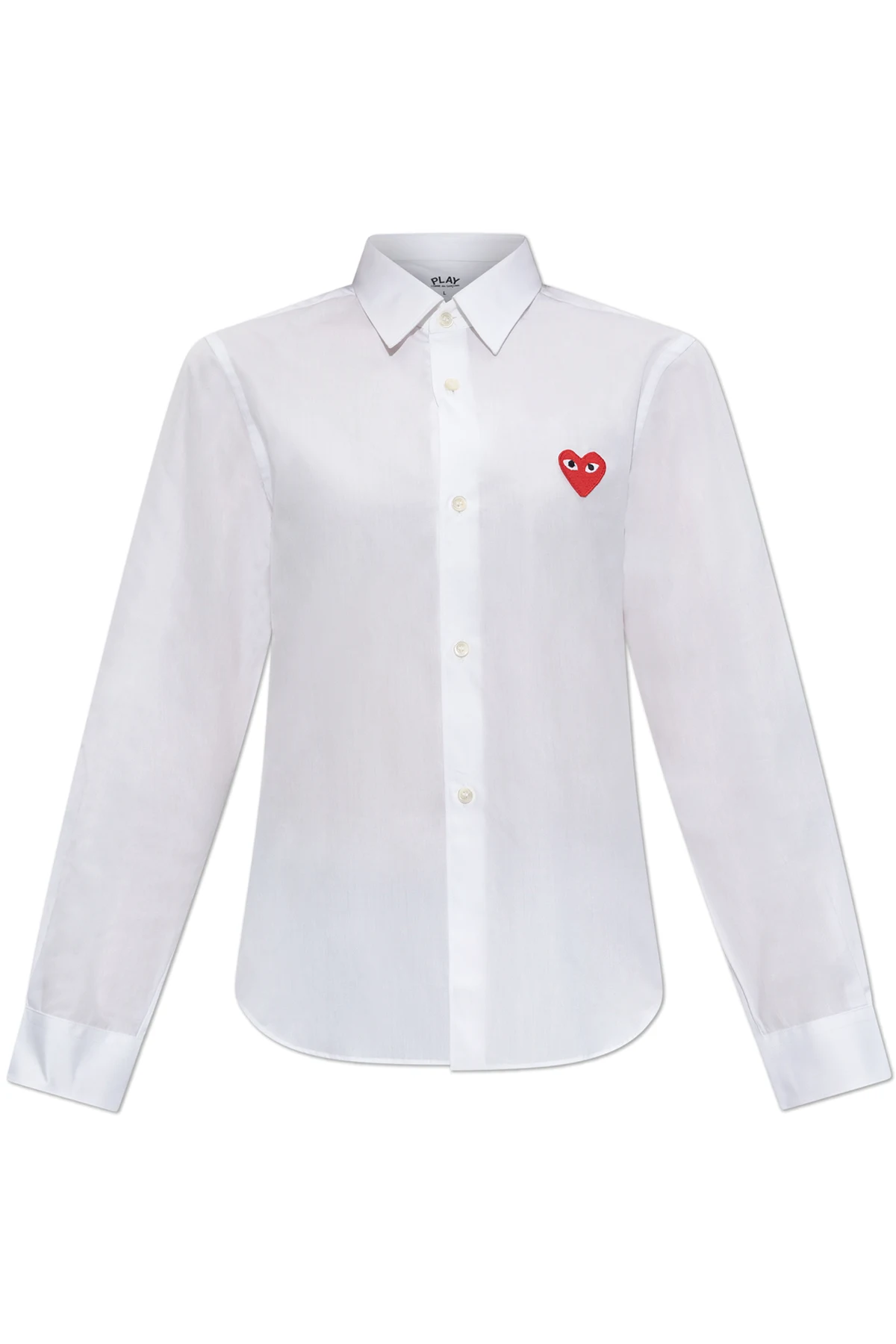 Logo-appliqued classic shirt