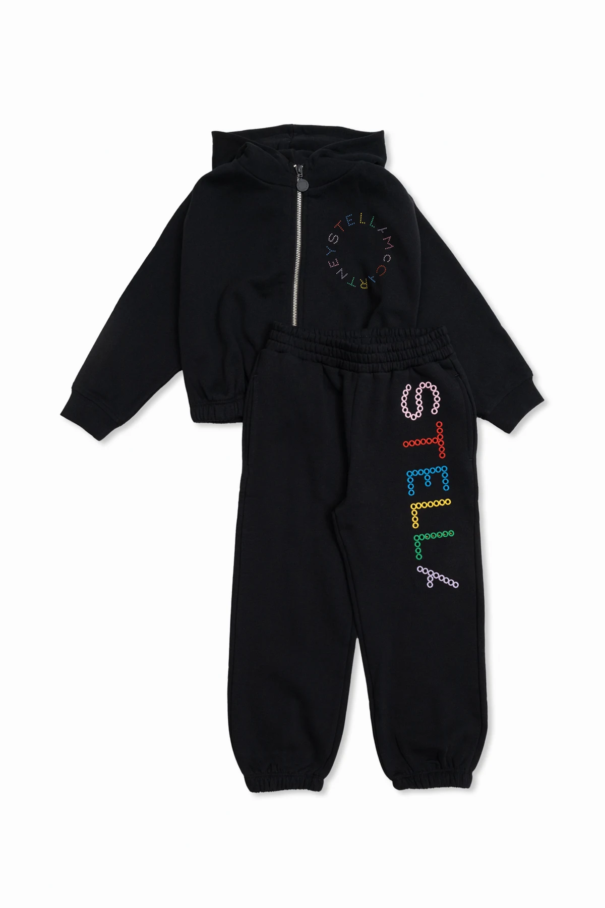 BLACK Set: sweatshirt and pants