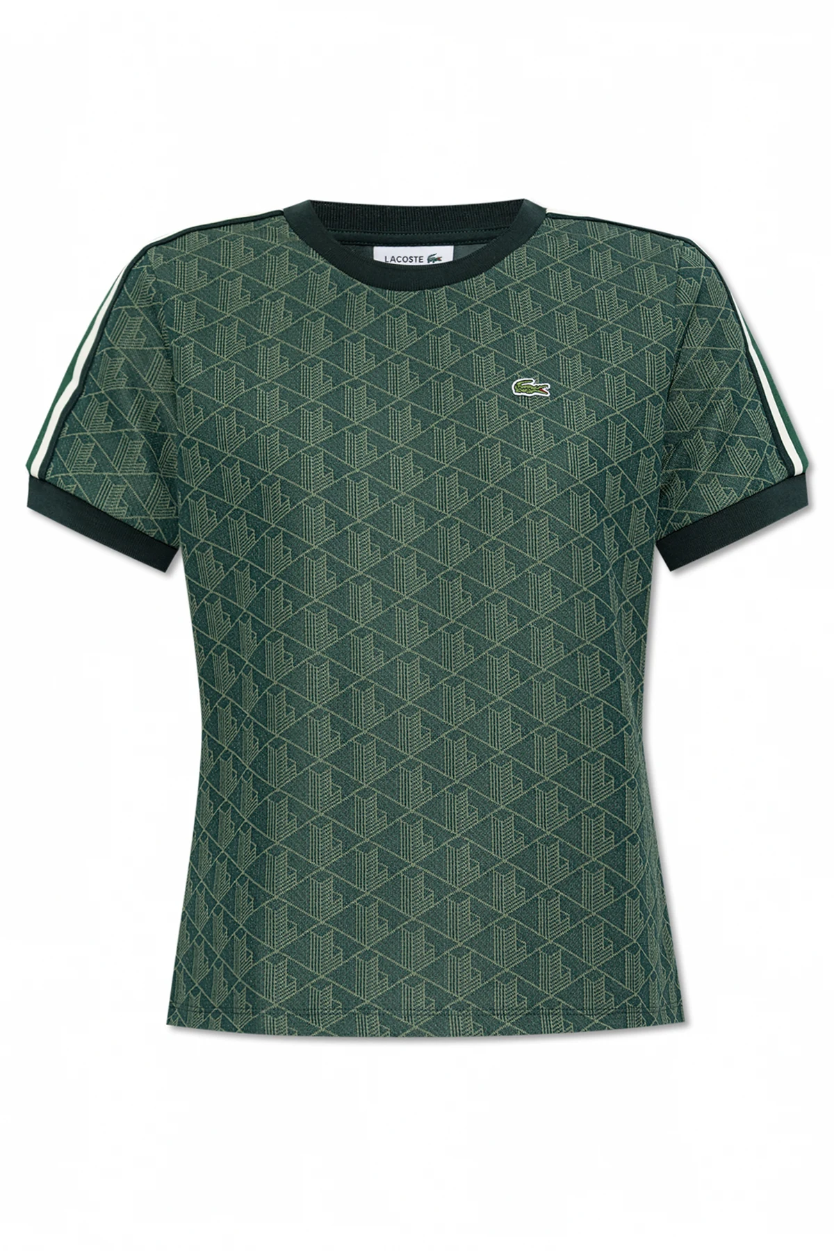 GREEN T-shirt with monogram