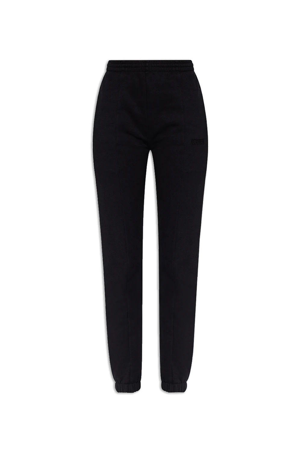 BLACK Logo-embroidered sweatpants