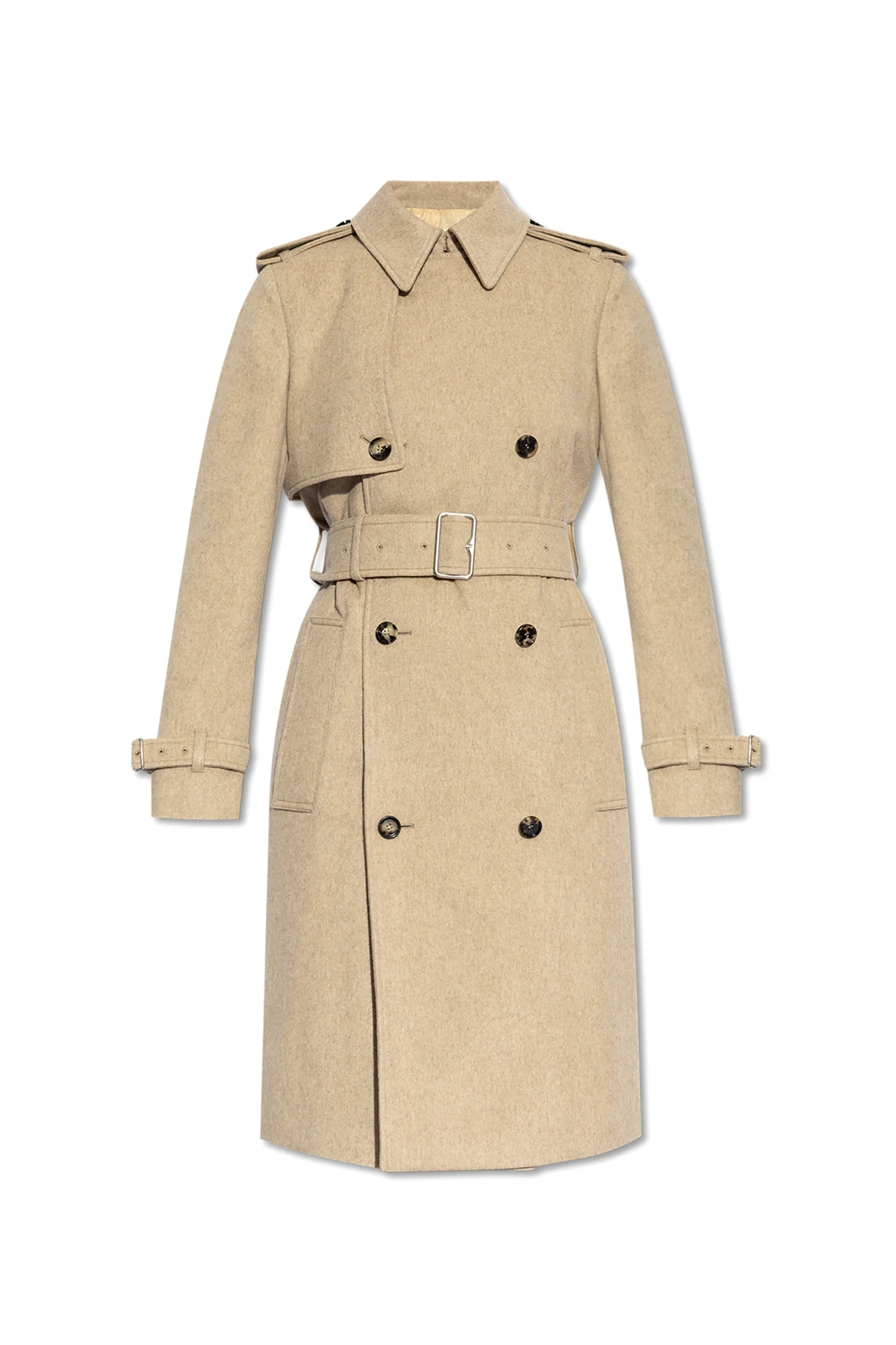 BEIGE Kaschmir Trenchcoat