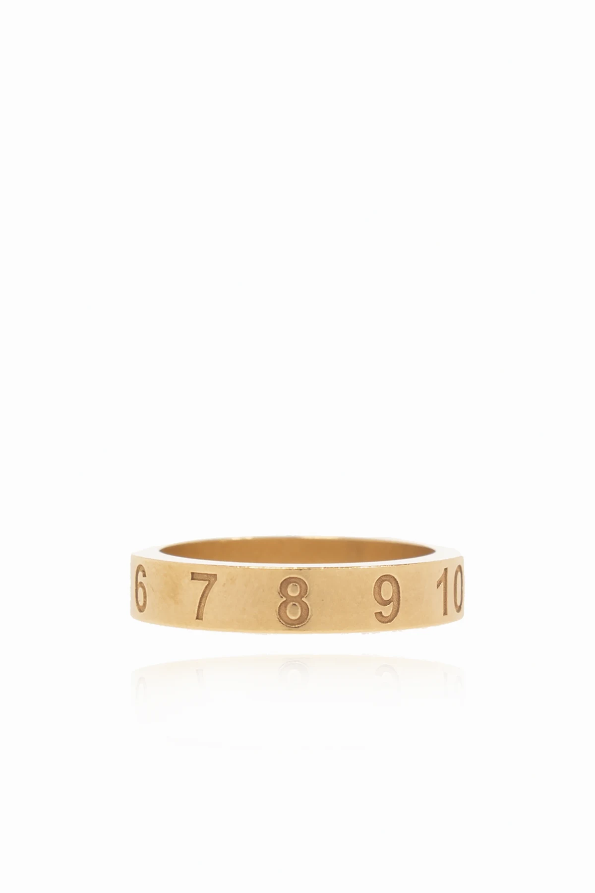 GOLD Silver ring with logo