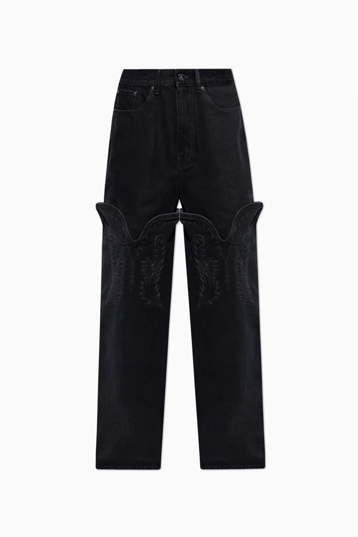 BLACK Jeans with detachable legs