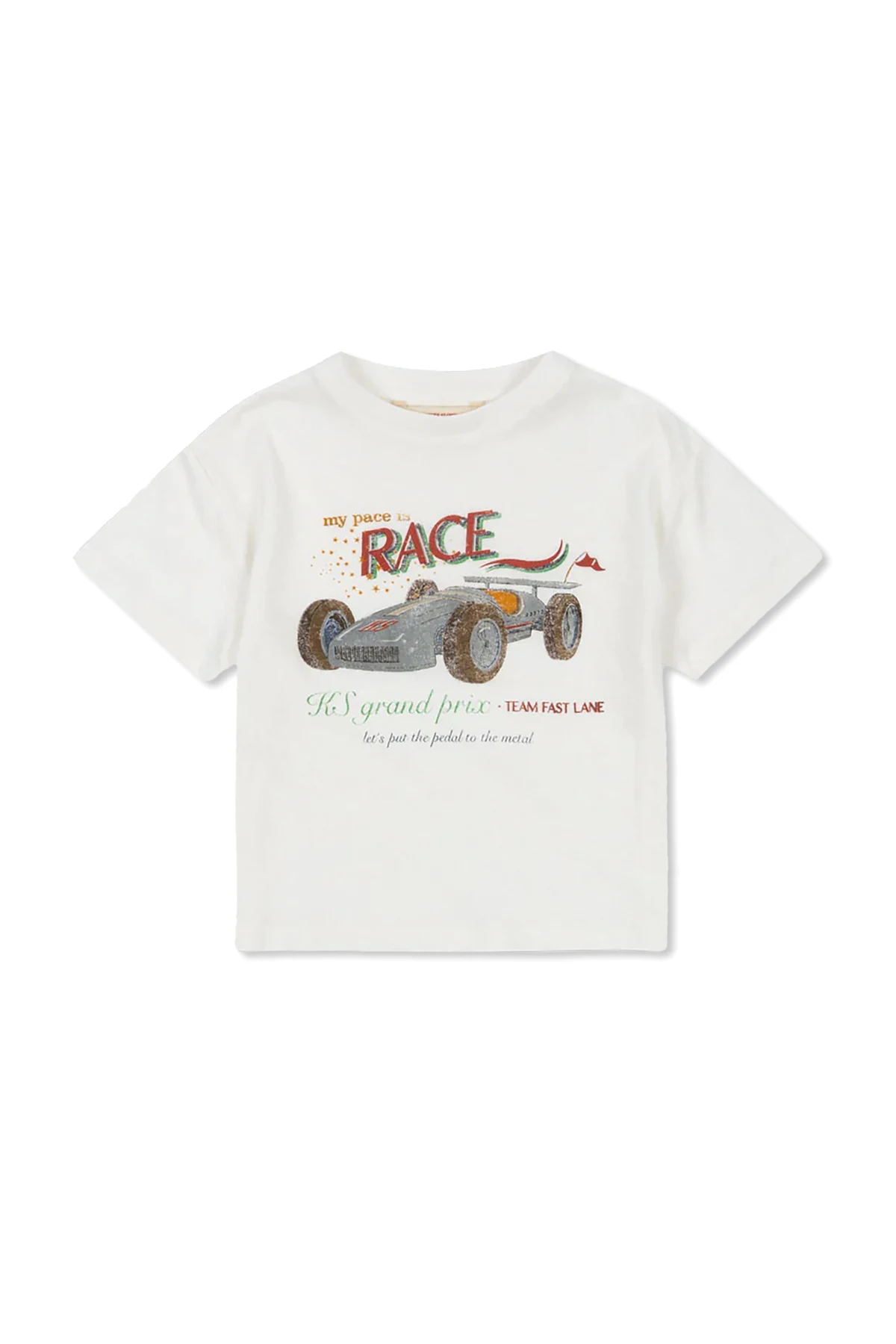 WHITE T-shirt with print