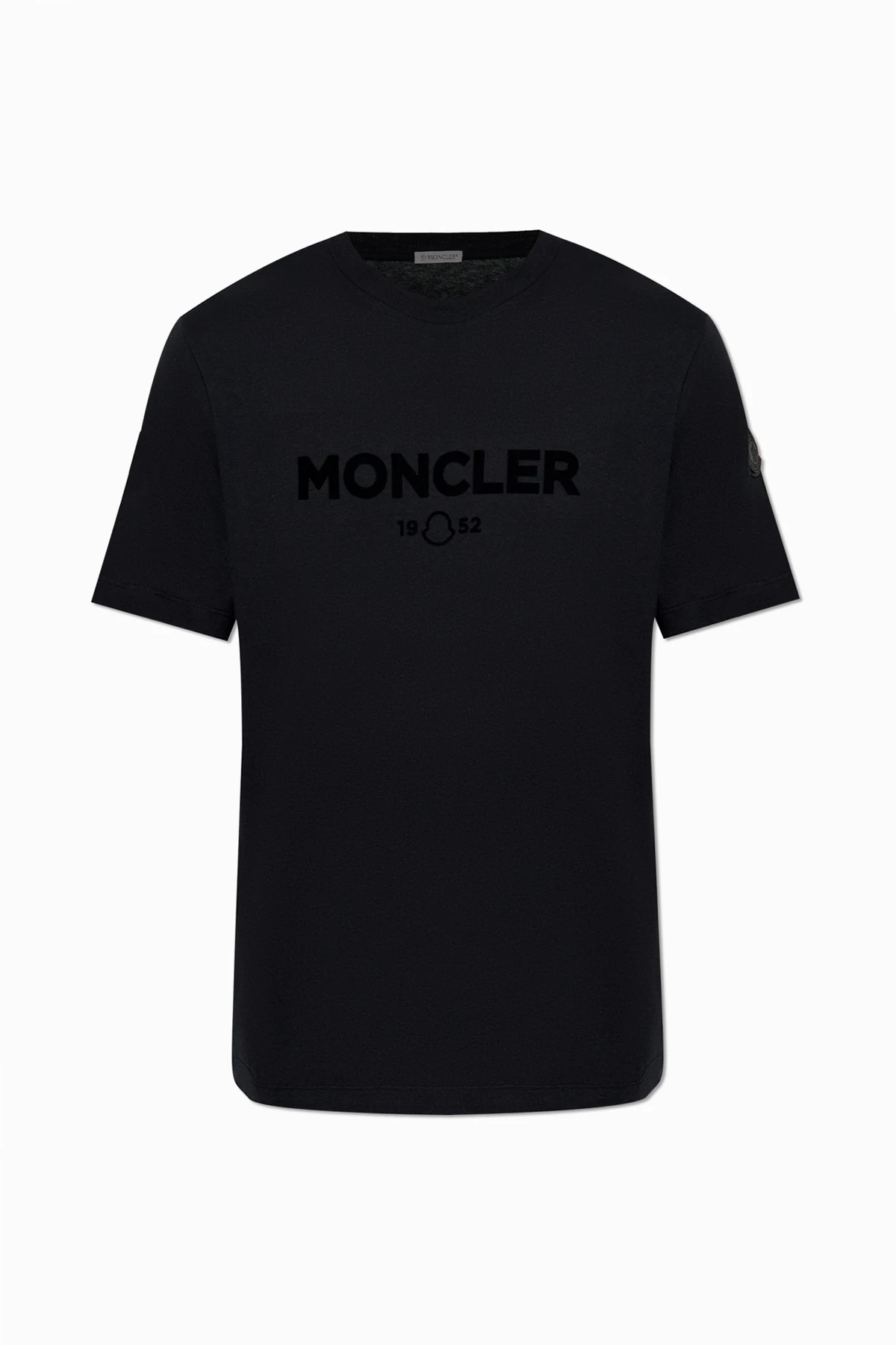 T-Shirt mit einem samtigen Logo