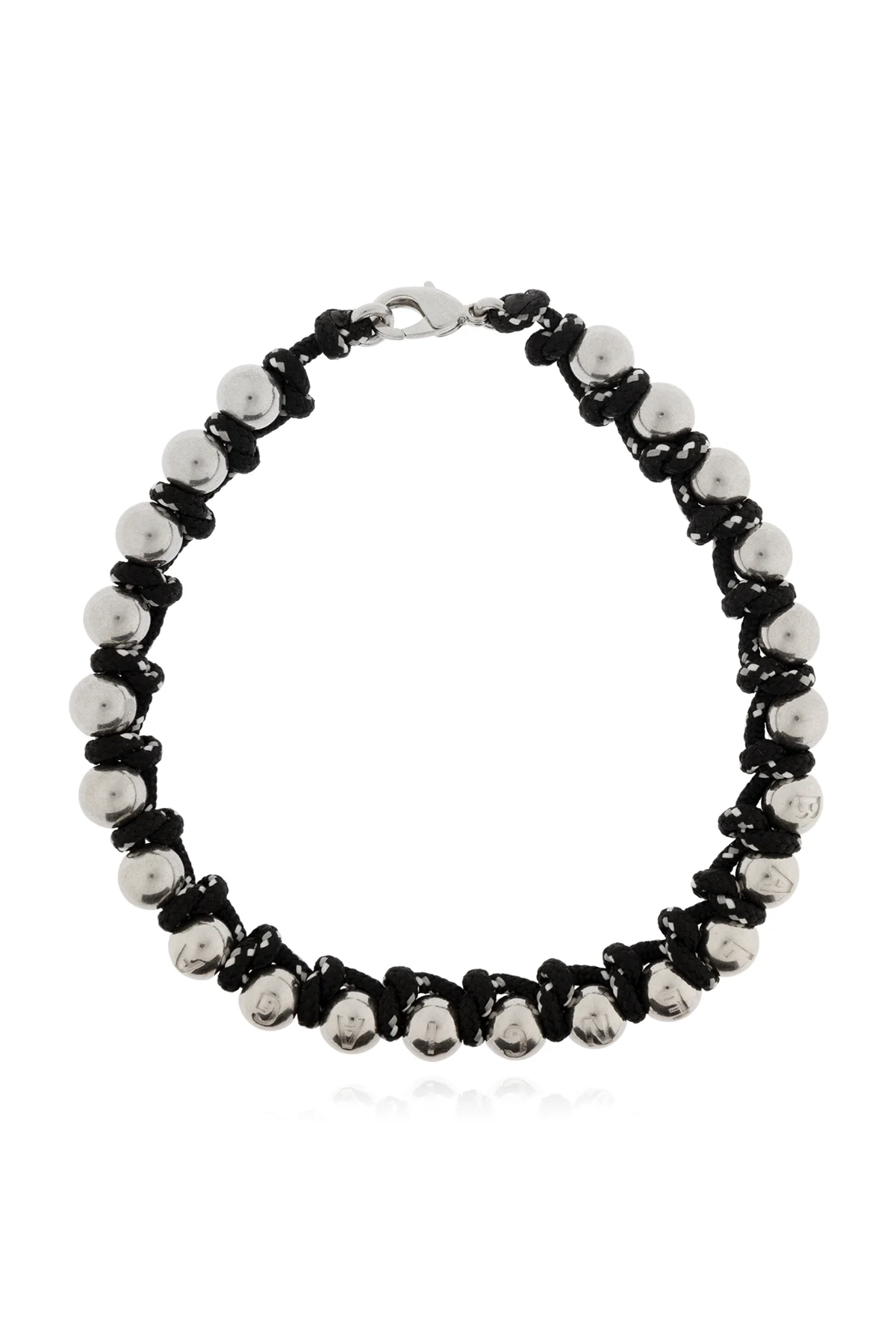 SILVER Choker with logo