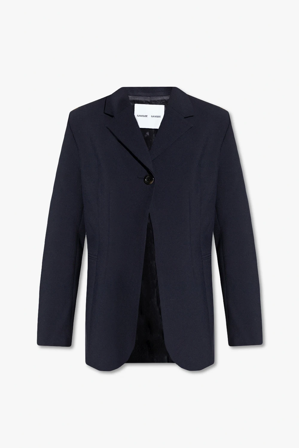 NAVY BLUE ‘Zainab’ single-breasted blazer