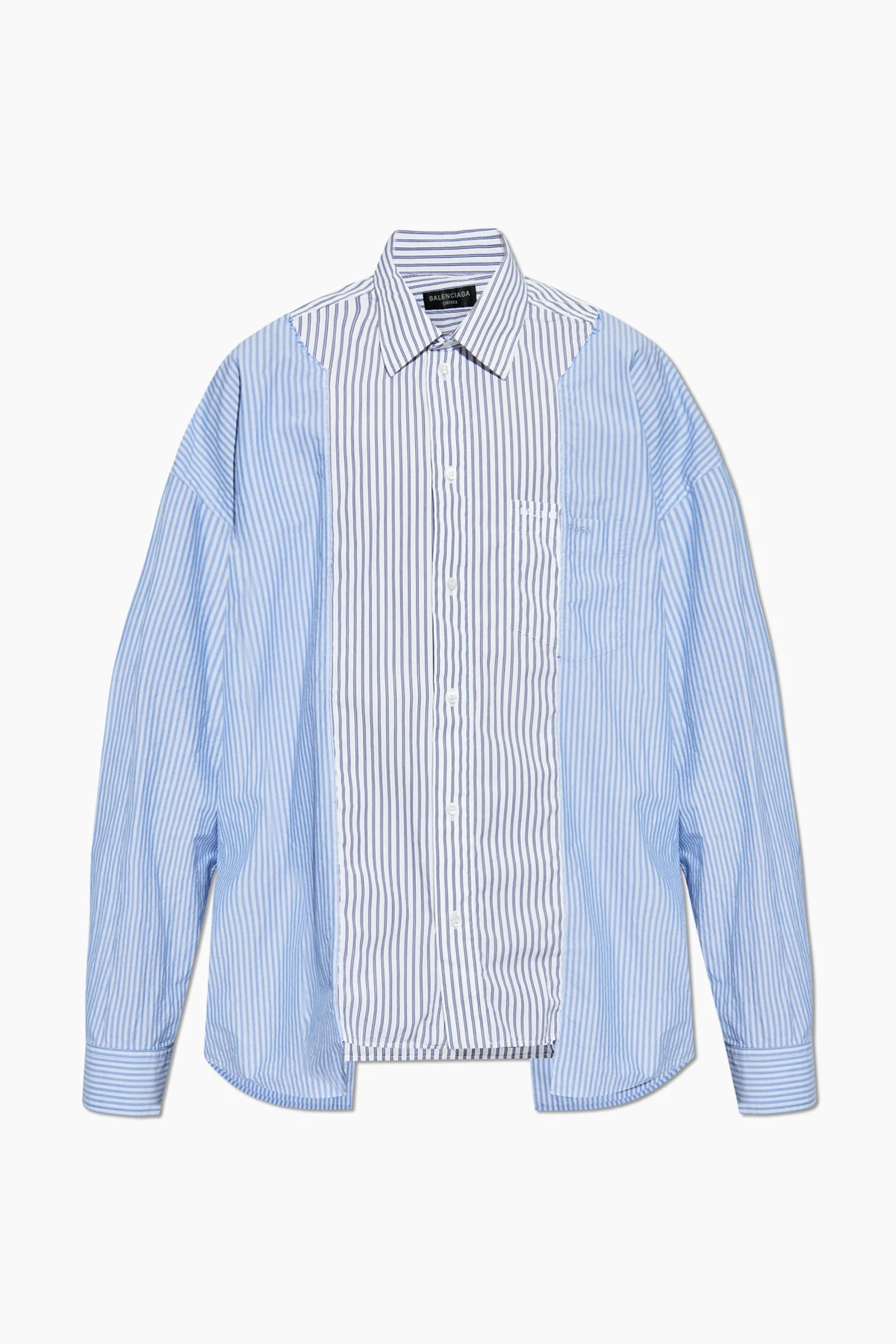 BLUE Shirt with striped pattern
