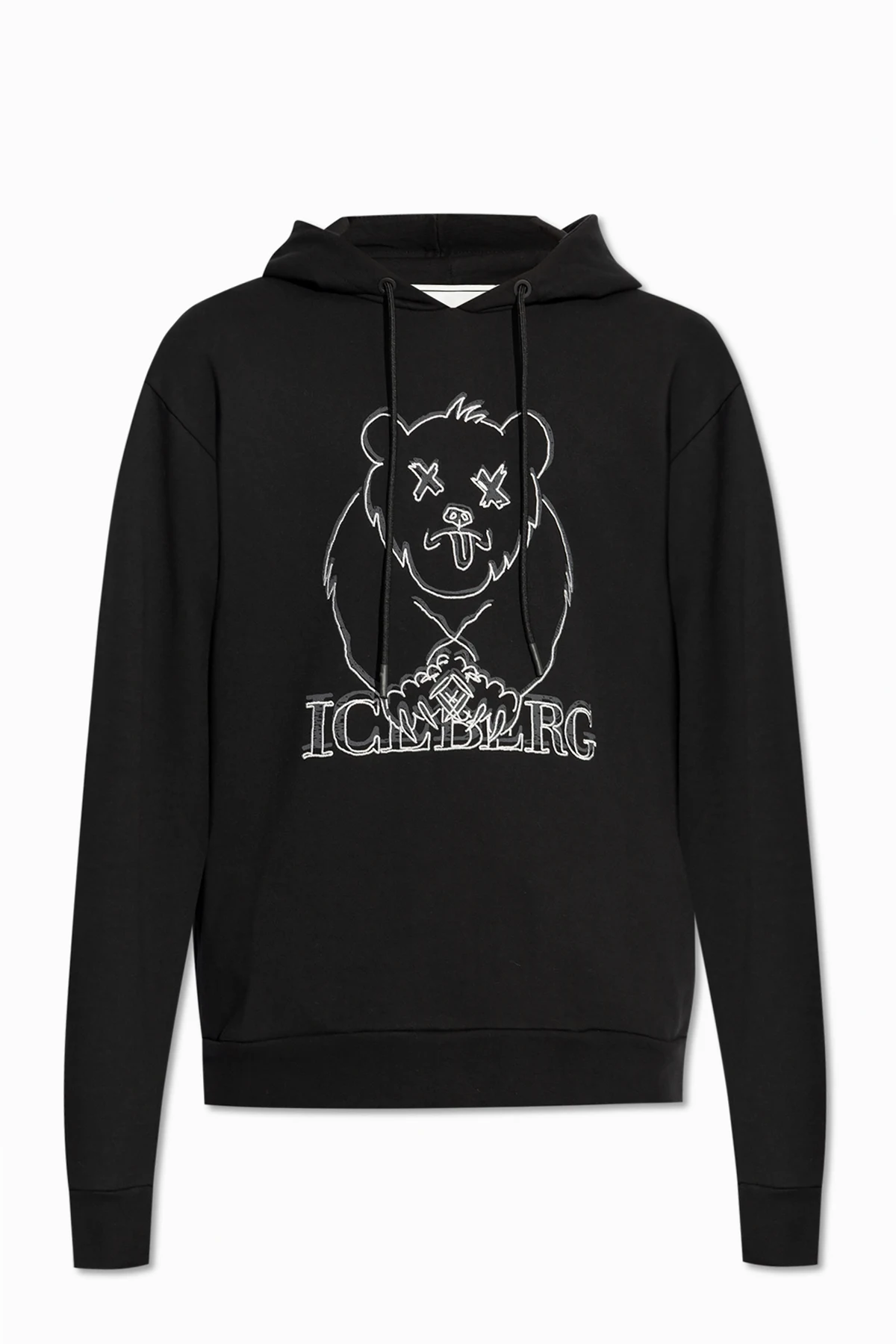 BLACK Sweatshirt with pattern