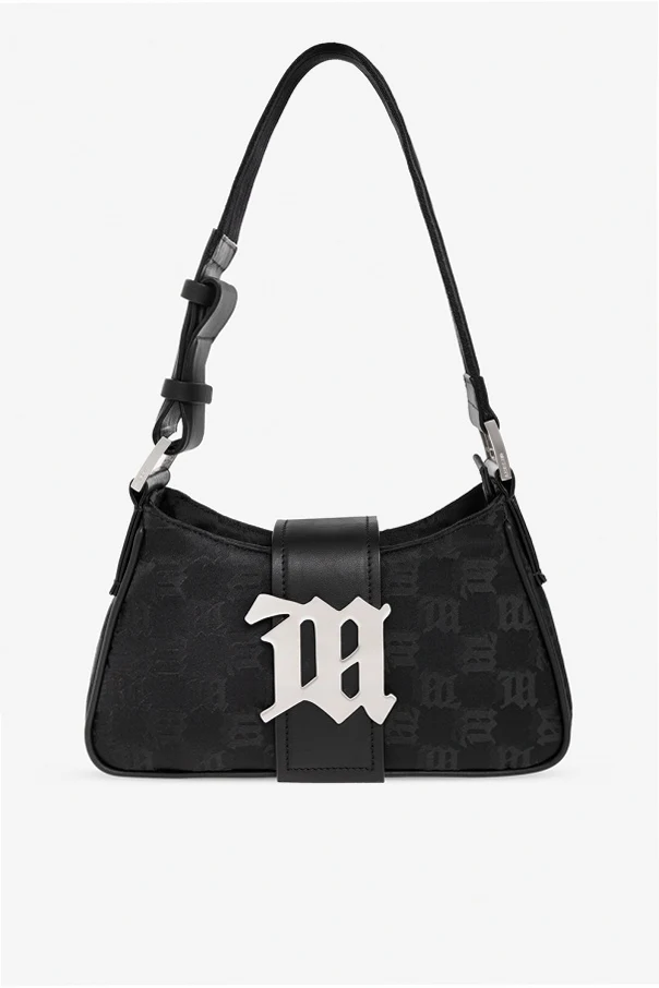 SCHWARZ Shoulder bag with monogram