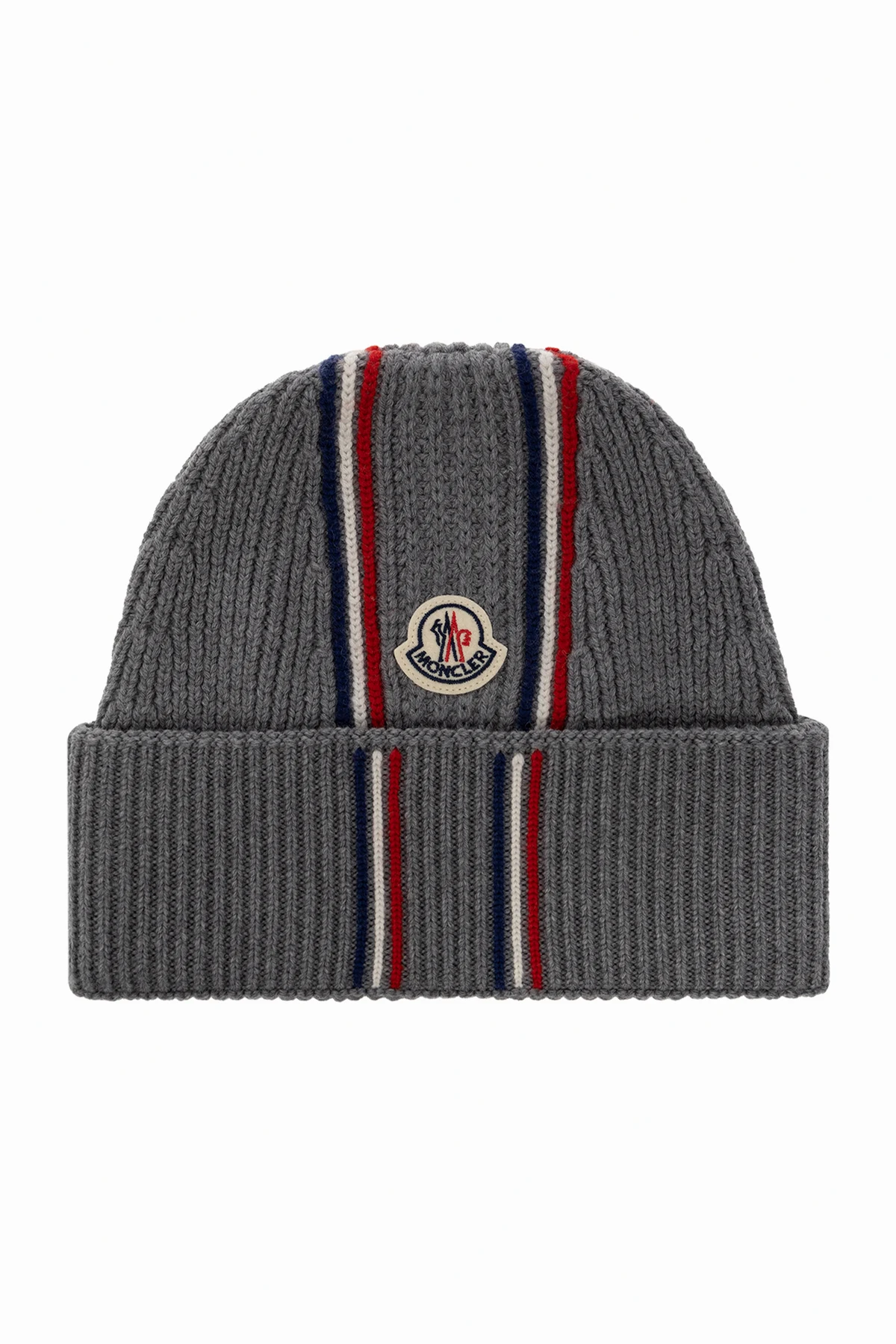 Beanie with logo patch