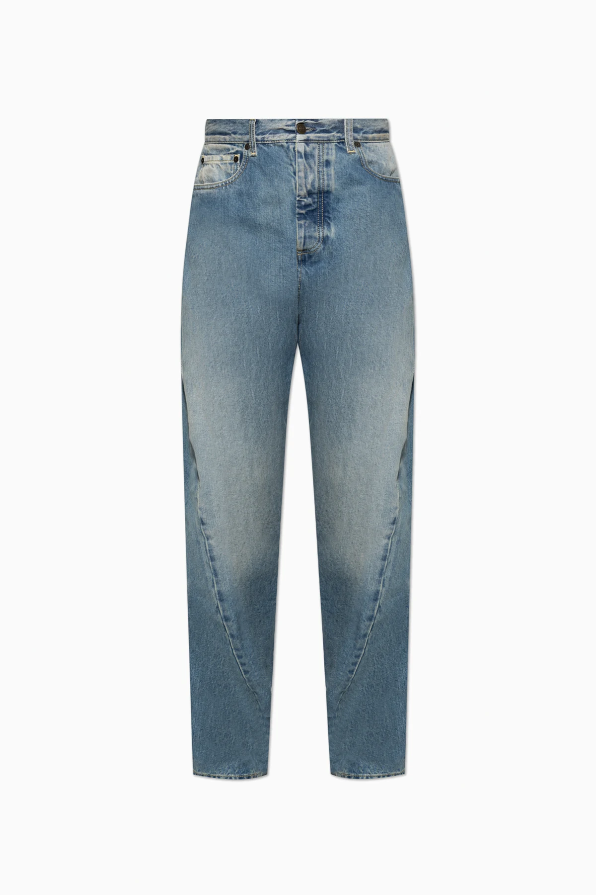 Jeansy z efektem `vintage`