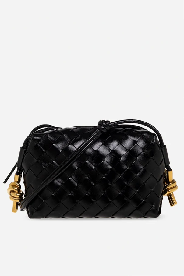SCHWARZ ‘Loop Mini’ glossy shoulder bag