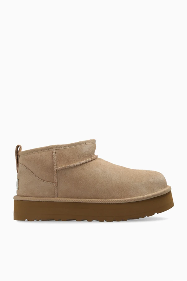 BEIGE ‘K Classic Ultra Mini Platform’ snow boots