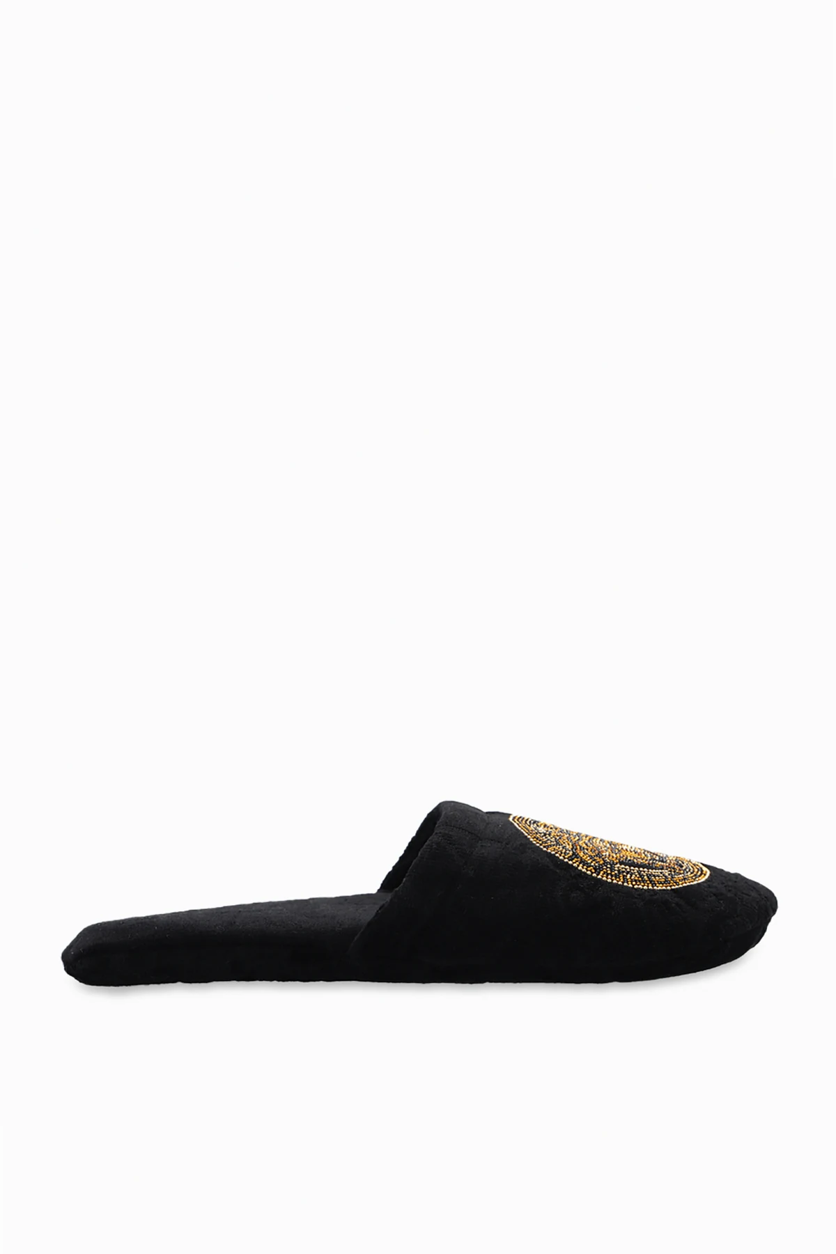 BLACK Slippers with Medusa