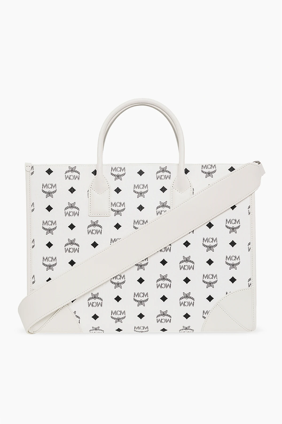 WHITE ‘München Large’ shopper bag