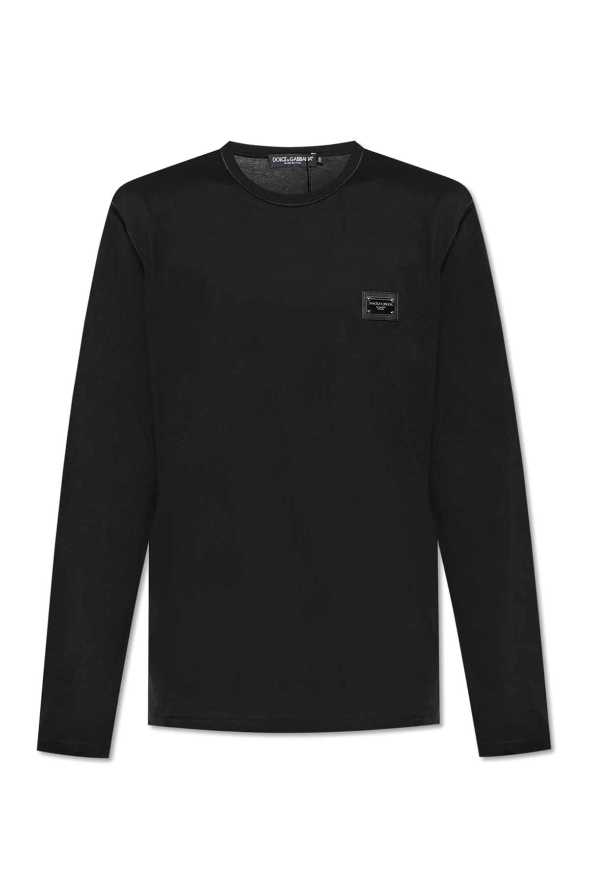 BLACK Dolce & Gabbana long sleeve T-shirt