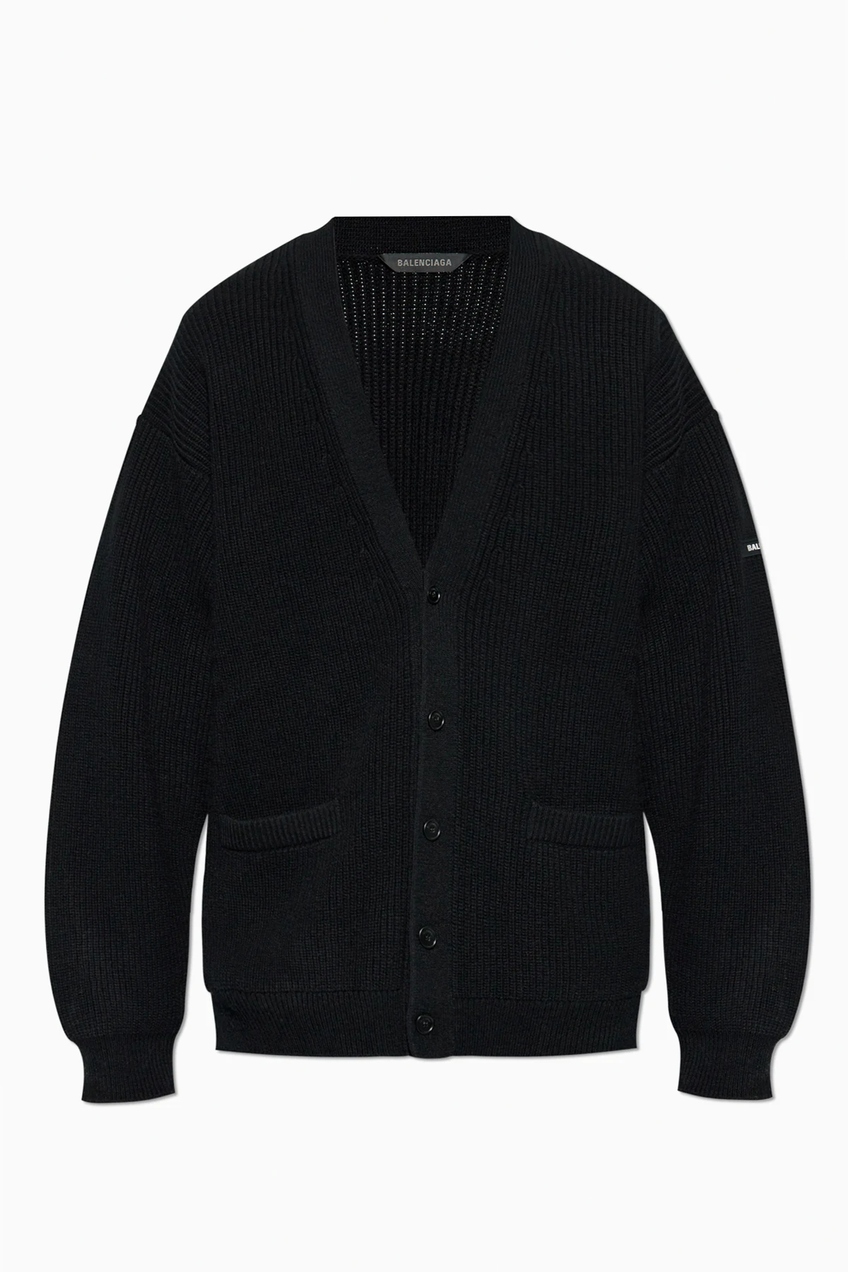 BLACK Cardigan with Buttons