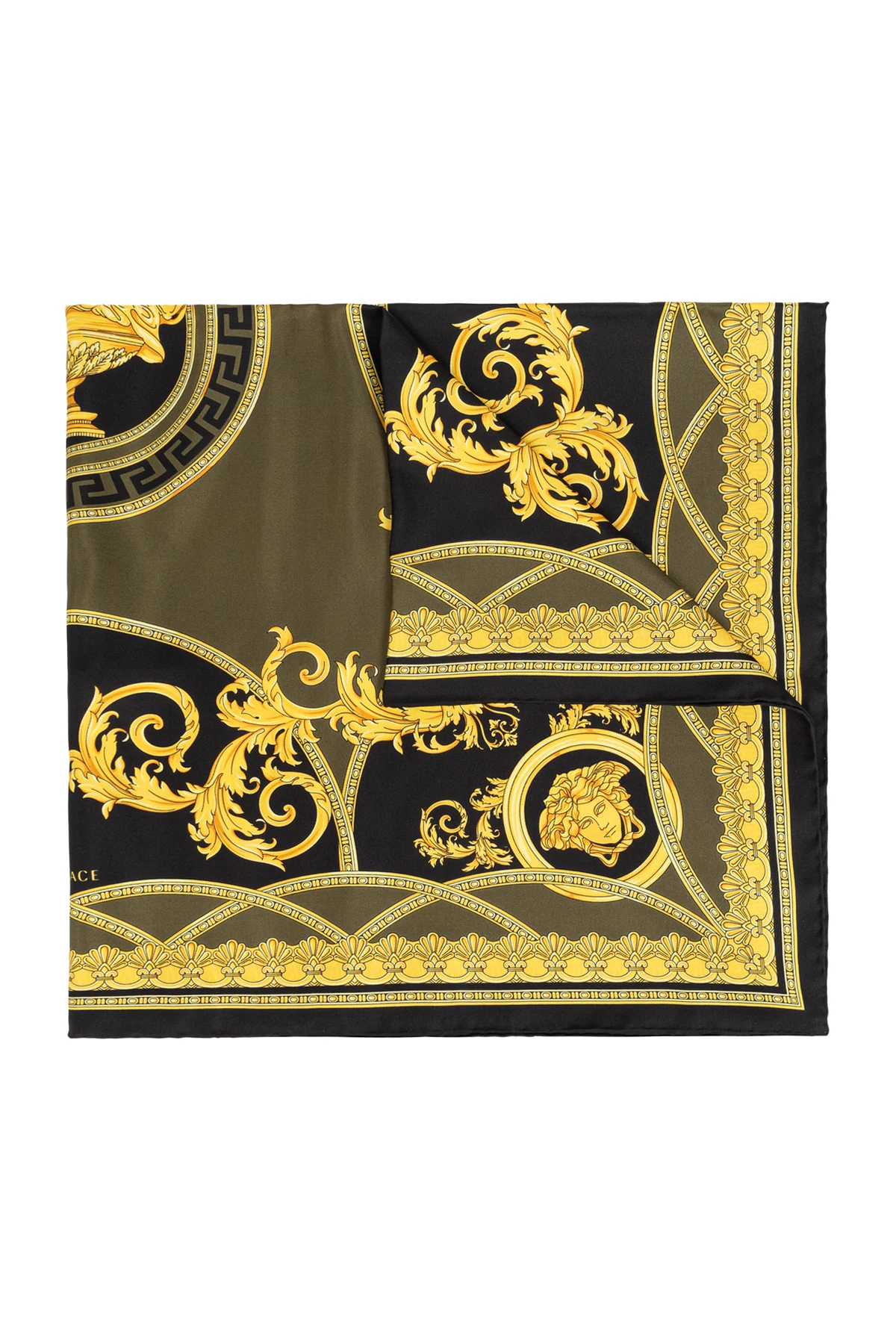 YELLOW  Silk scarf