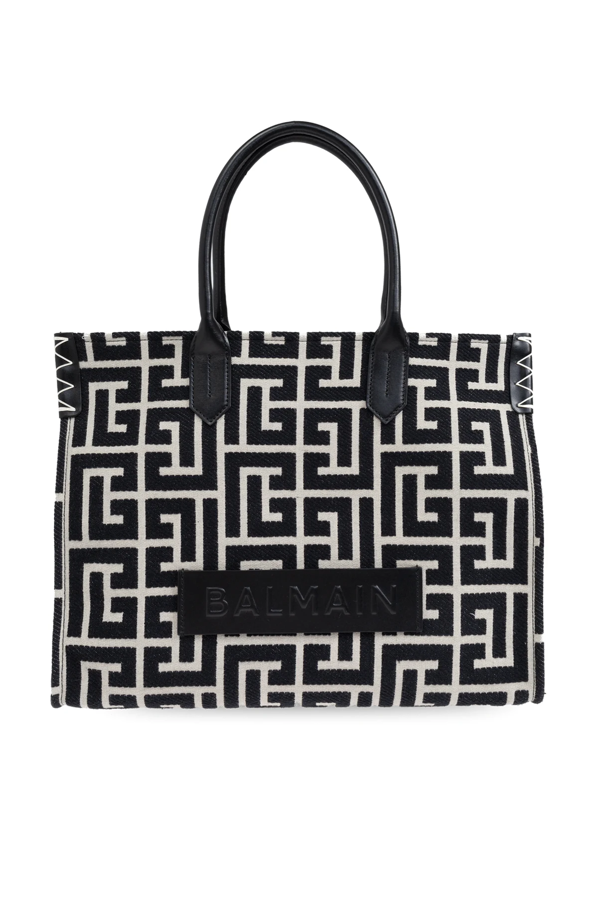 BLACK Balmain shopper bag