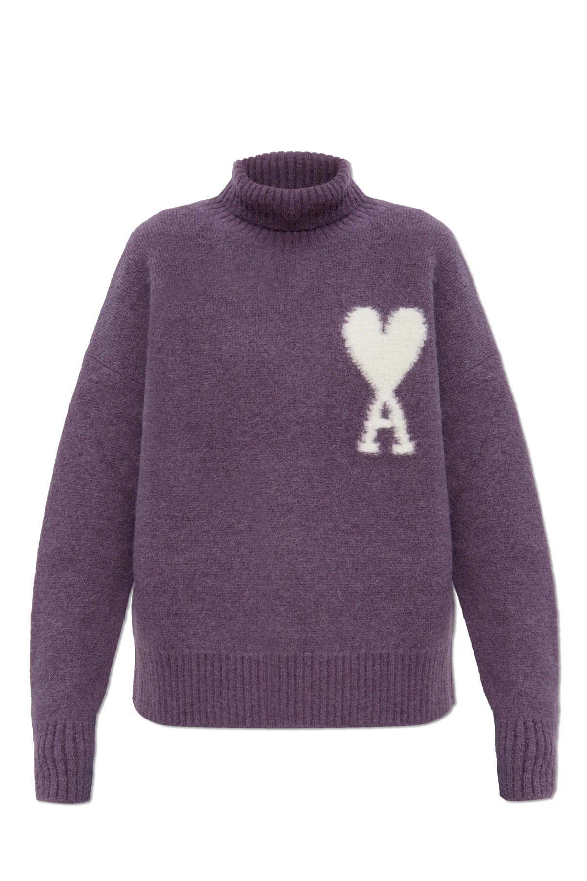 Wollpullover mit Logo