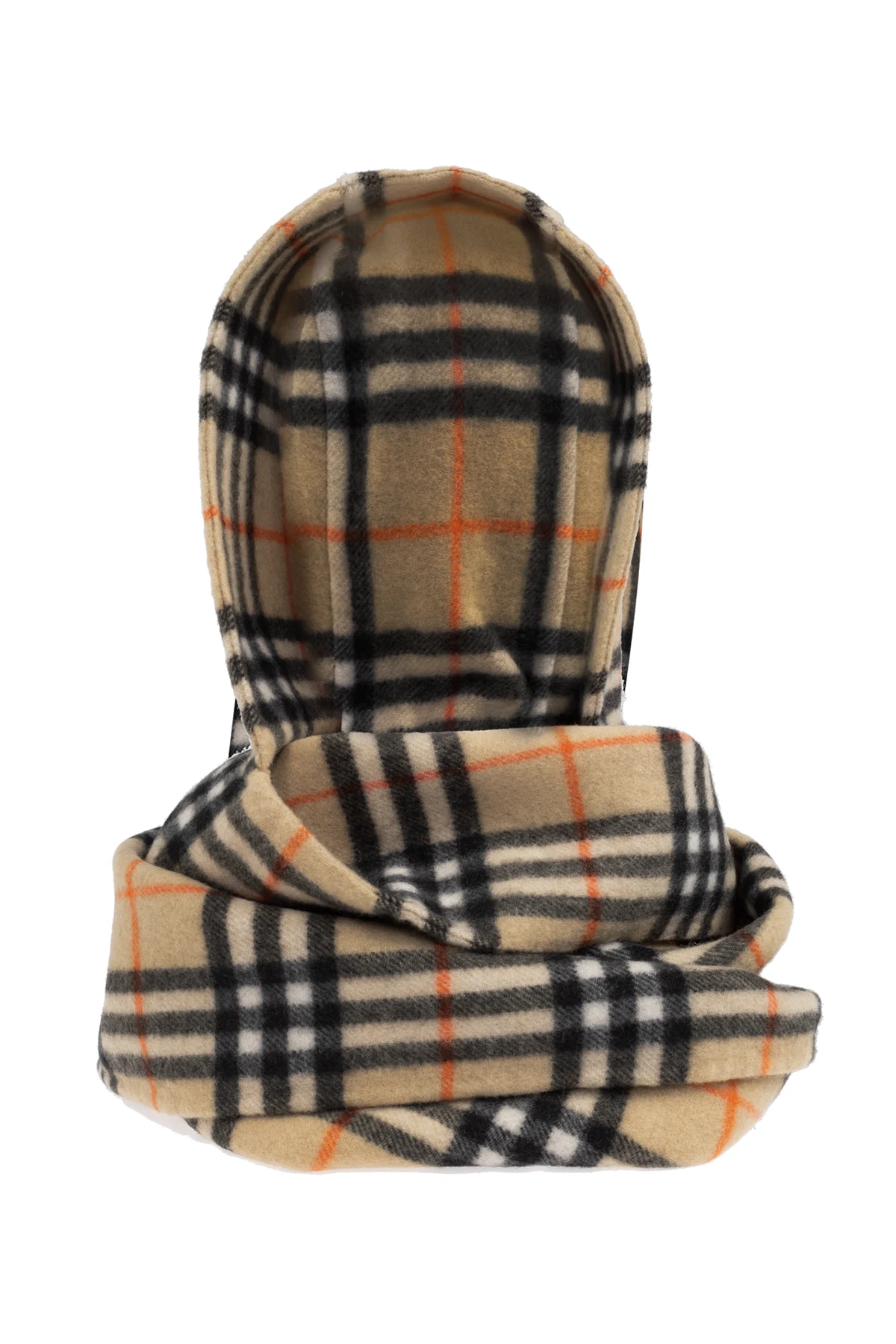 Kaschmir-Kapuze mit Schal