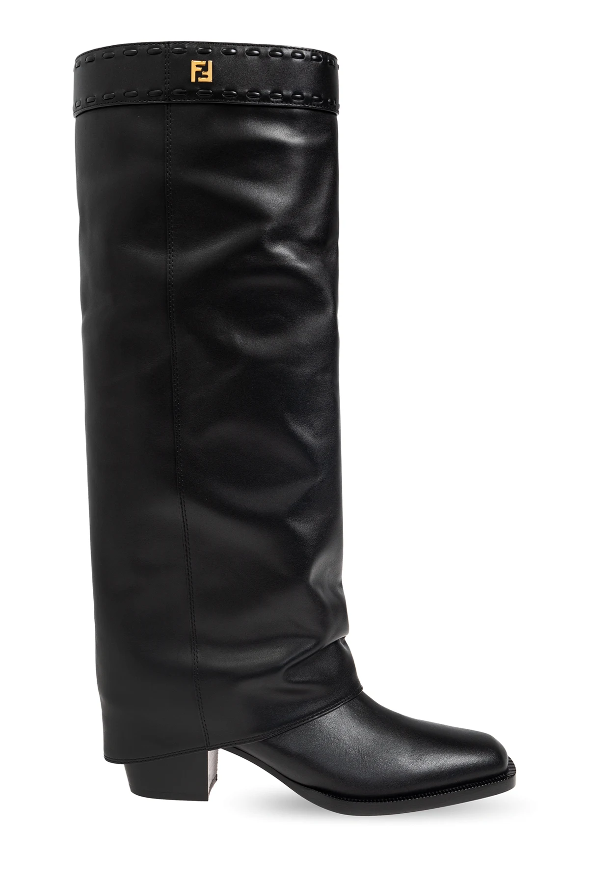 Skórzane kozaki do kolana `Show`