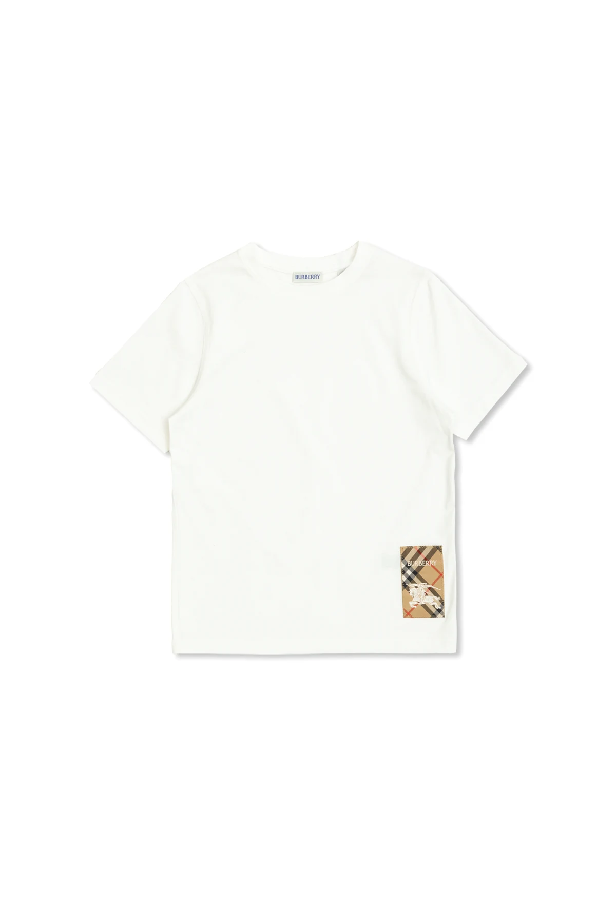 T-shirt z naszywką z logo