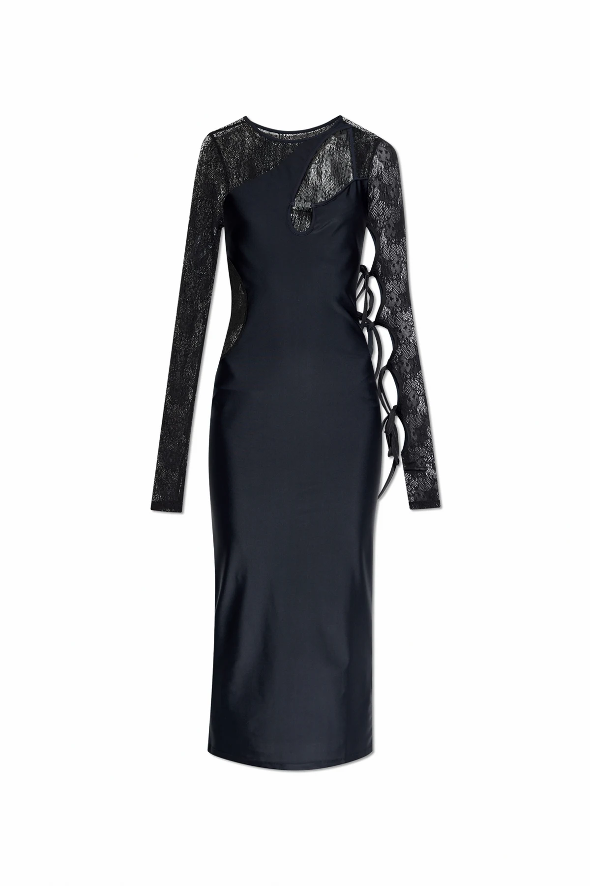 BLACK Dress with Lace