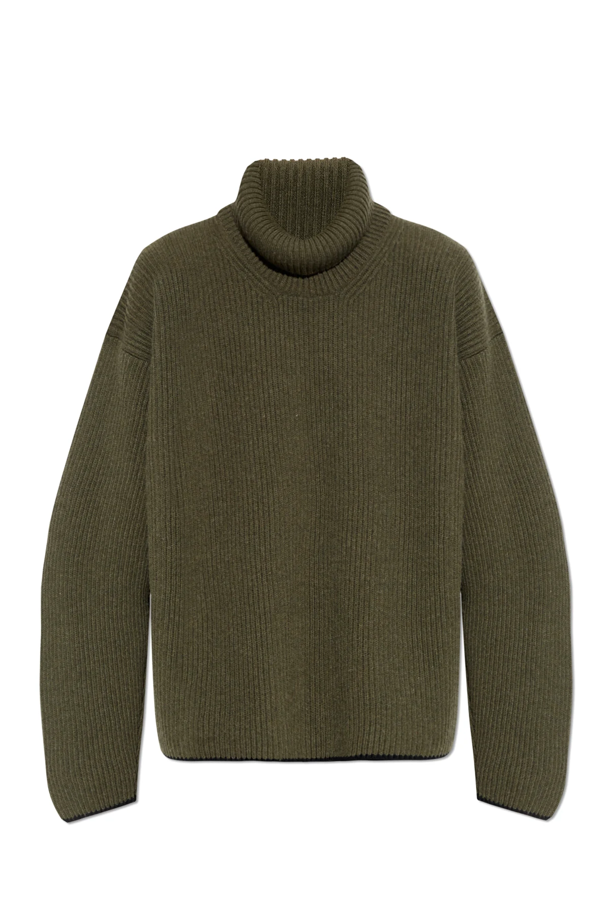 GREEN Wool turtleneck