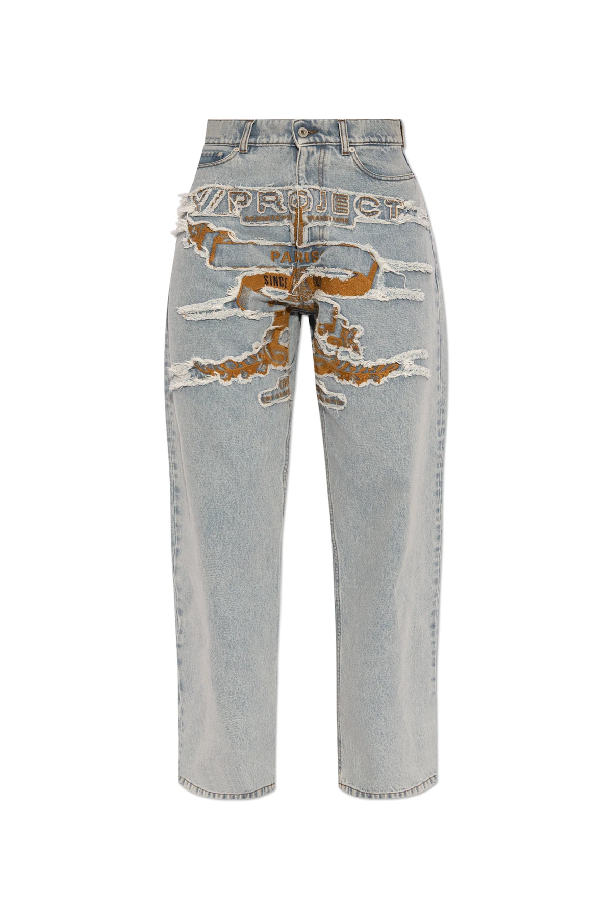 Jeans mit weitem Bein