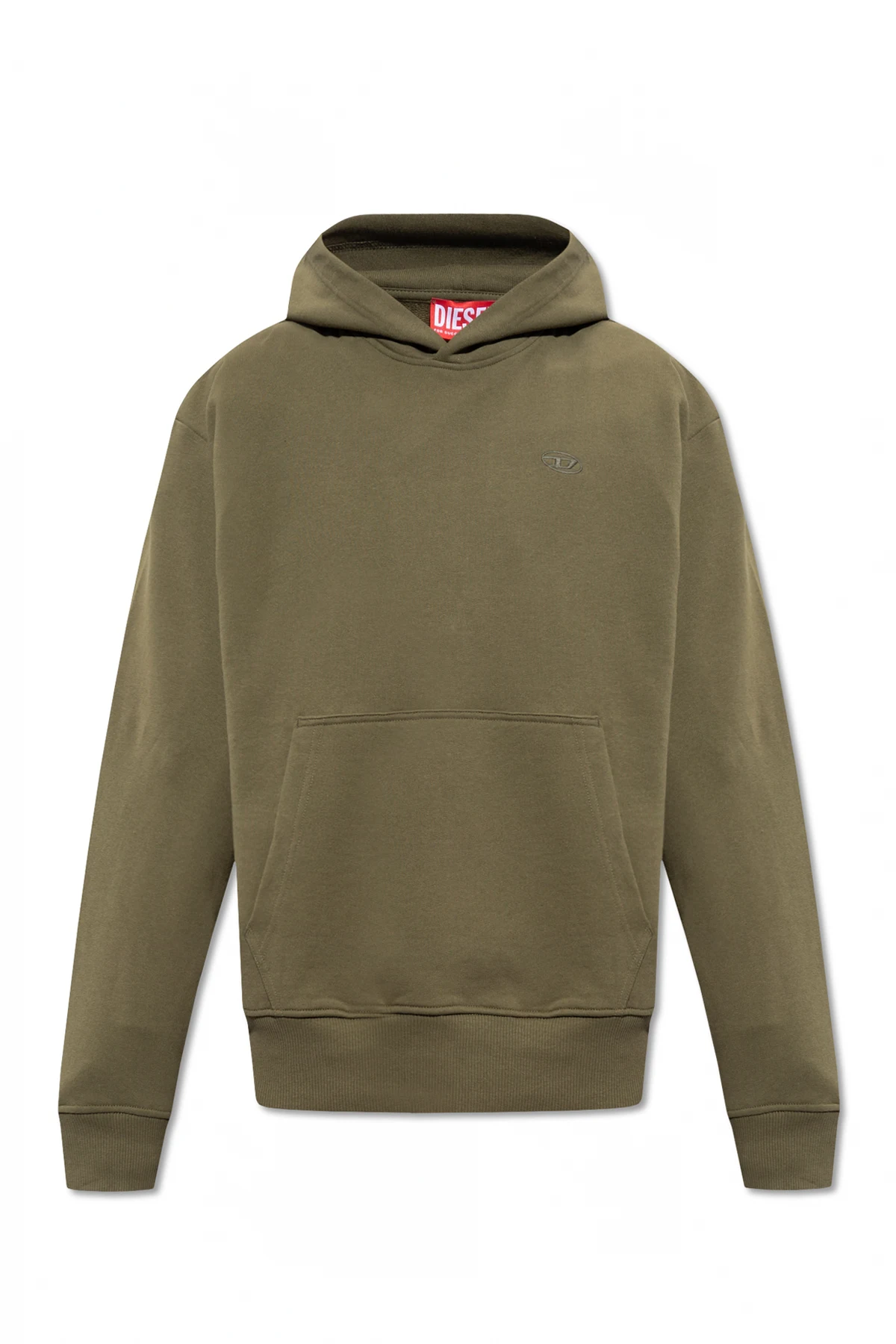 GREEN ‘S-MACS-HOOD-MEGOVAL-D’ hoodie