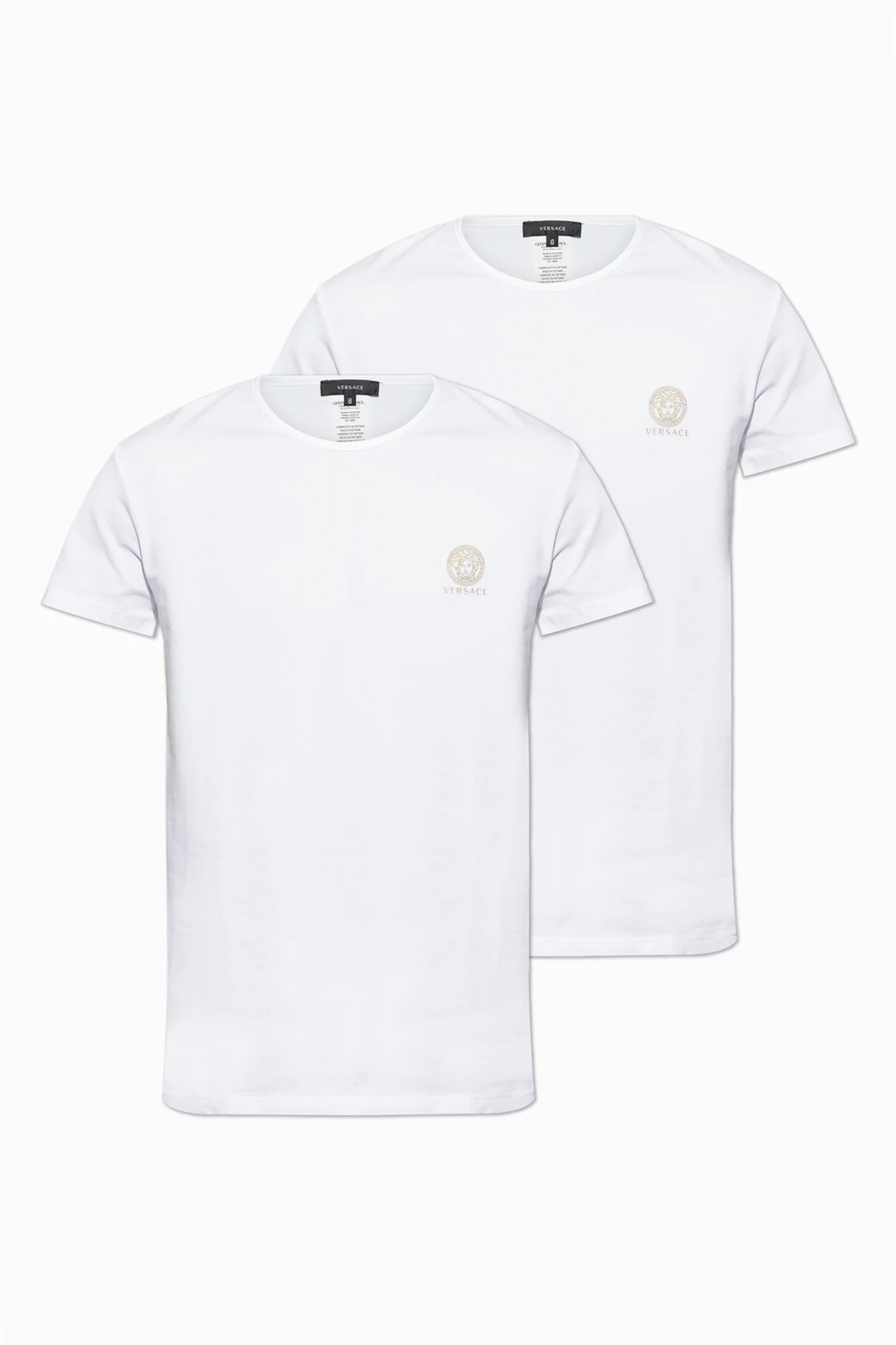 WHITE Branded T-shirt 2-pack