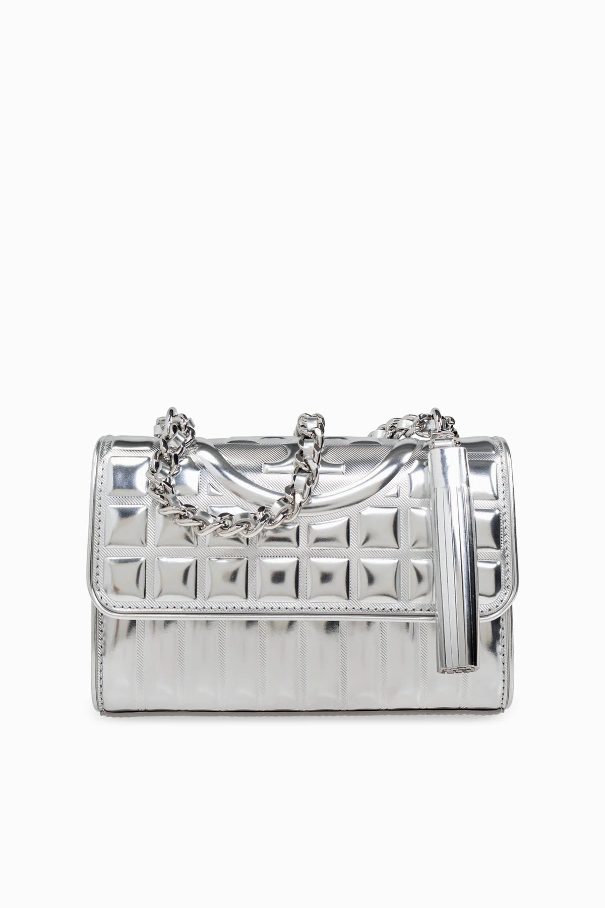 SILVER Fleming Small shoulder bag