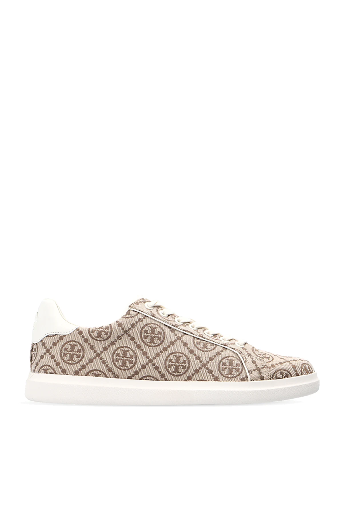 beige ‘T Monogram Howell’ sneakers