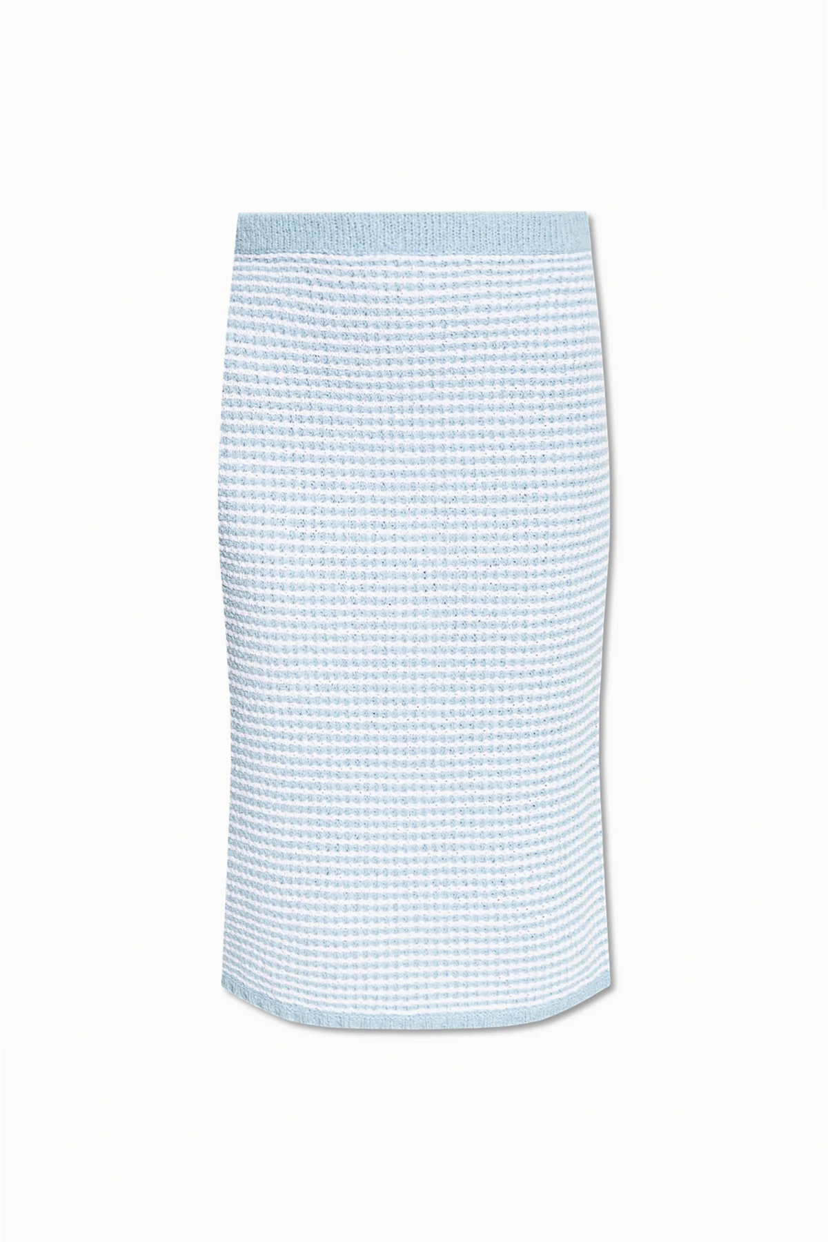 light blue Striped Skirt
