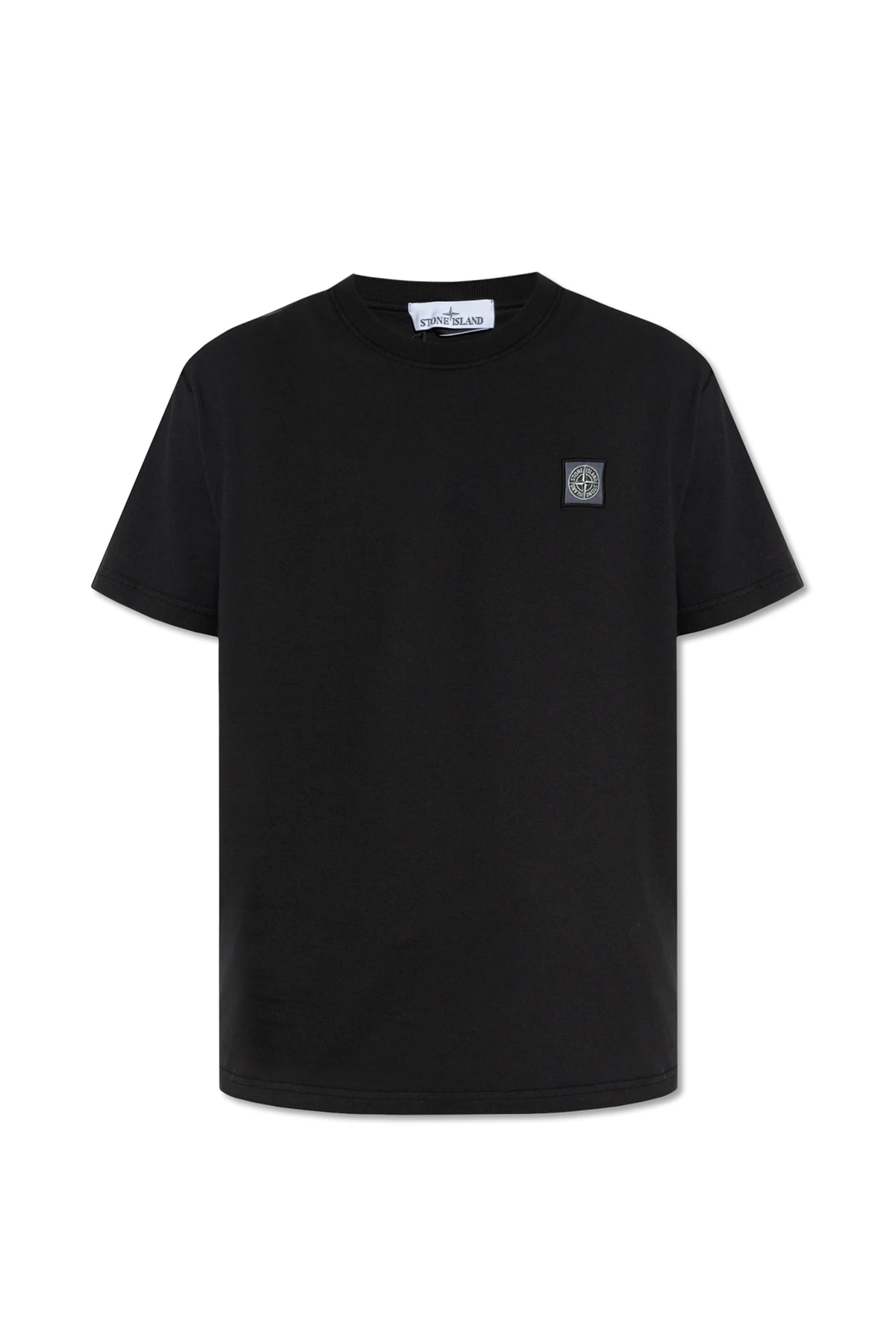 T-shirt with logo patch