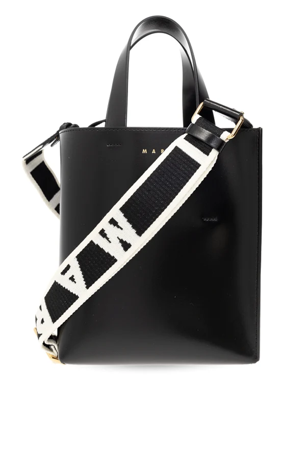 SCHWARZ Shoulder bag with logo